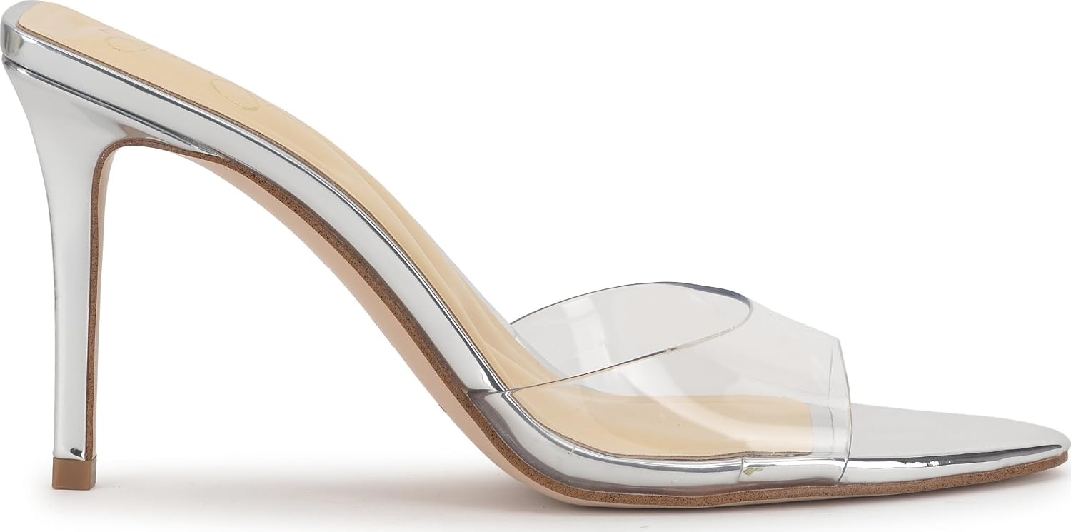 image:imageJessica Simpson Womens Dravie High Heel Sandal Red Muse 8Clear Tpu