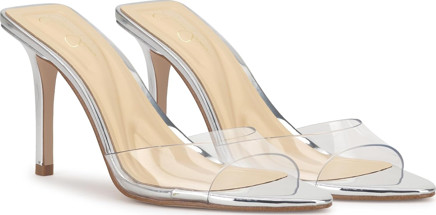 image:imageJessica Simpson Womens Dravie High Heel Sandal Red Muse 8Clear Tpu