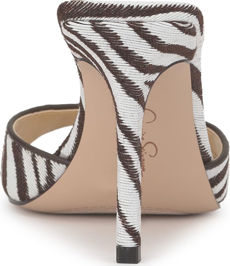 image:imageJessica Simpson Womens Dravie High Heel Sandal Red Muse 8IvoryBrown Zebra