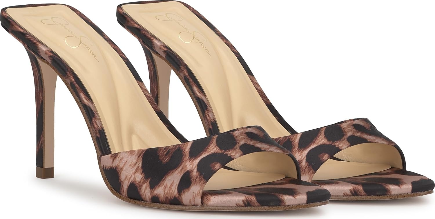 image:imageJessica Simpson Womens Dravie High Heel Sandal Red Muse 8Natural Dolly Leopard