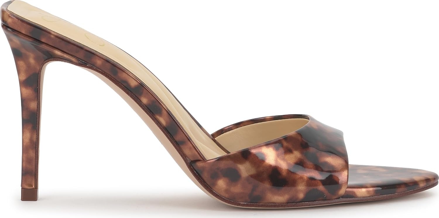 image:imageJessica Simpson Womens Dravie High Heel Sandal Red Muse 8Natural Tortoise Patent