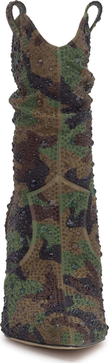 image:imageJessica Simpson Womens Evgena Embellished Western BootForest Camo
