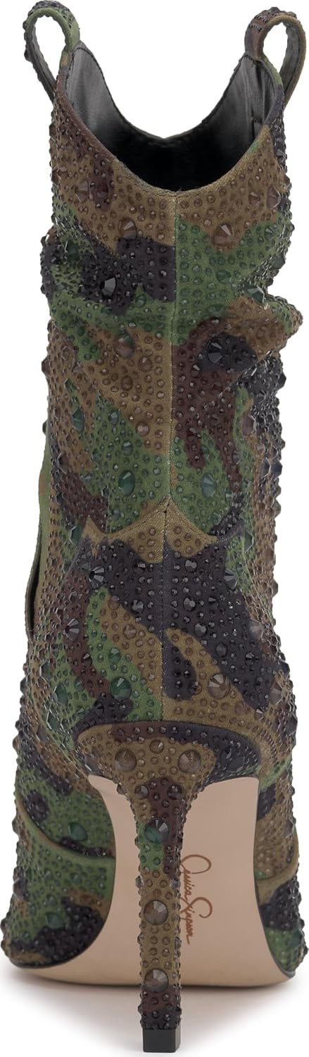 image:imageJessica Simpson Womens Evgena Embellished Western BootForest Camo