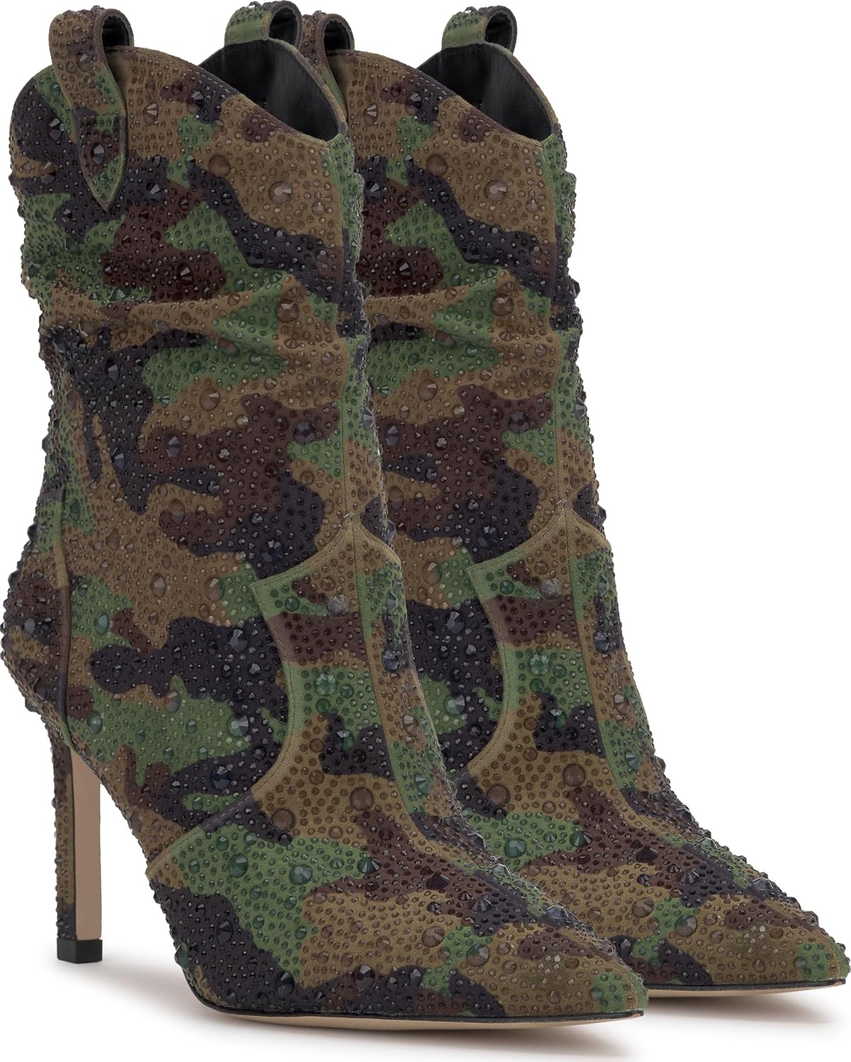 image:imageJessica Simpson Womens Evgena Embellished Western BootForest Camo