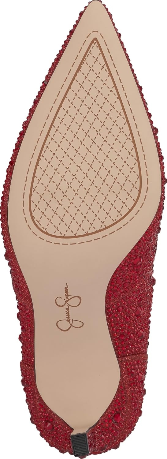 image:imageJessica Simpson Womens Evgena Embellished Western BootRed Muse