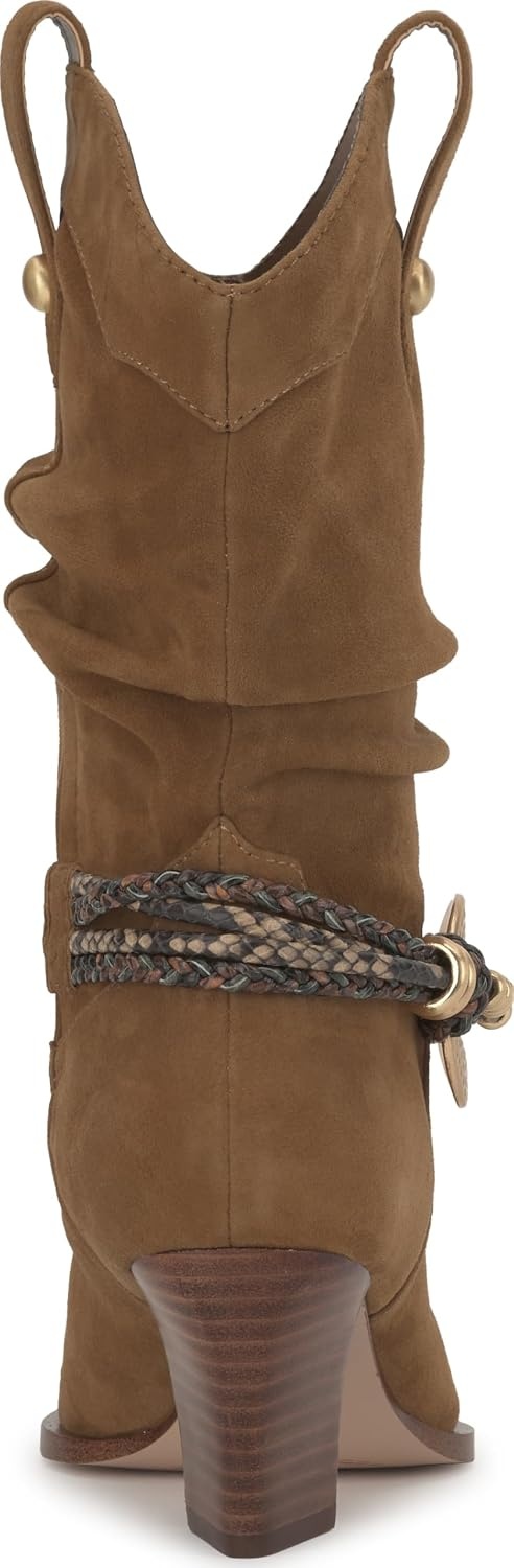 image:imageJessica Simpson Womens Hanie Western Slouch BootieSafari Brown Suede