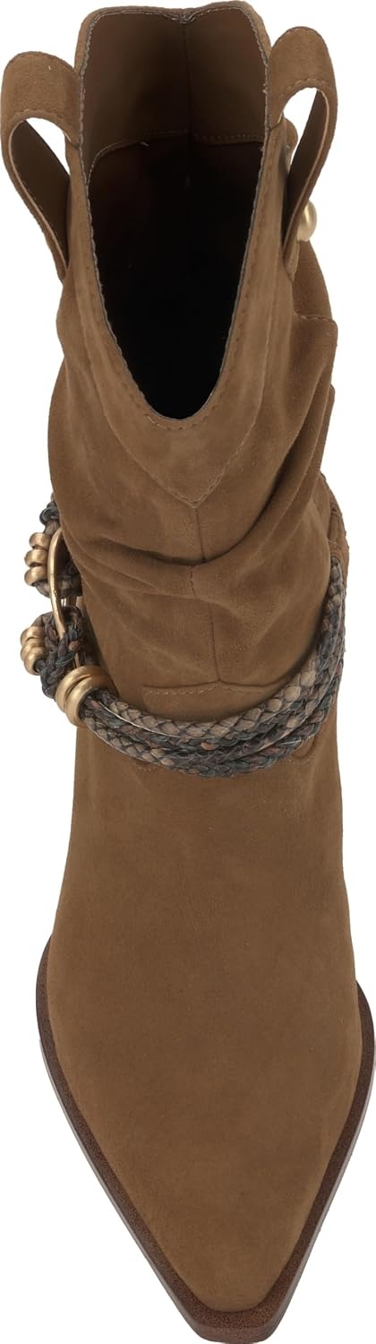 image:imageJessica Simpson Womens Hanie Western Slouch BootieSafari Brown Suede