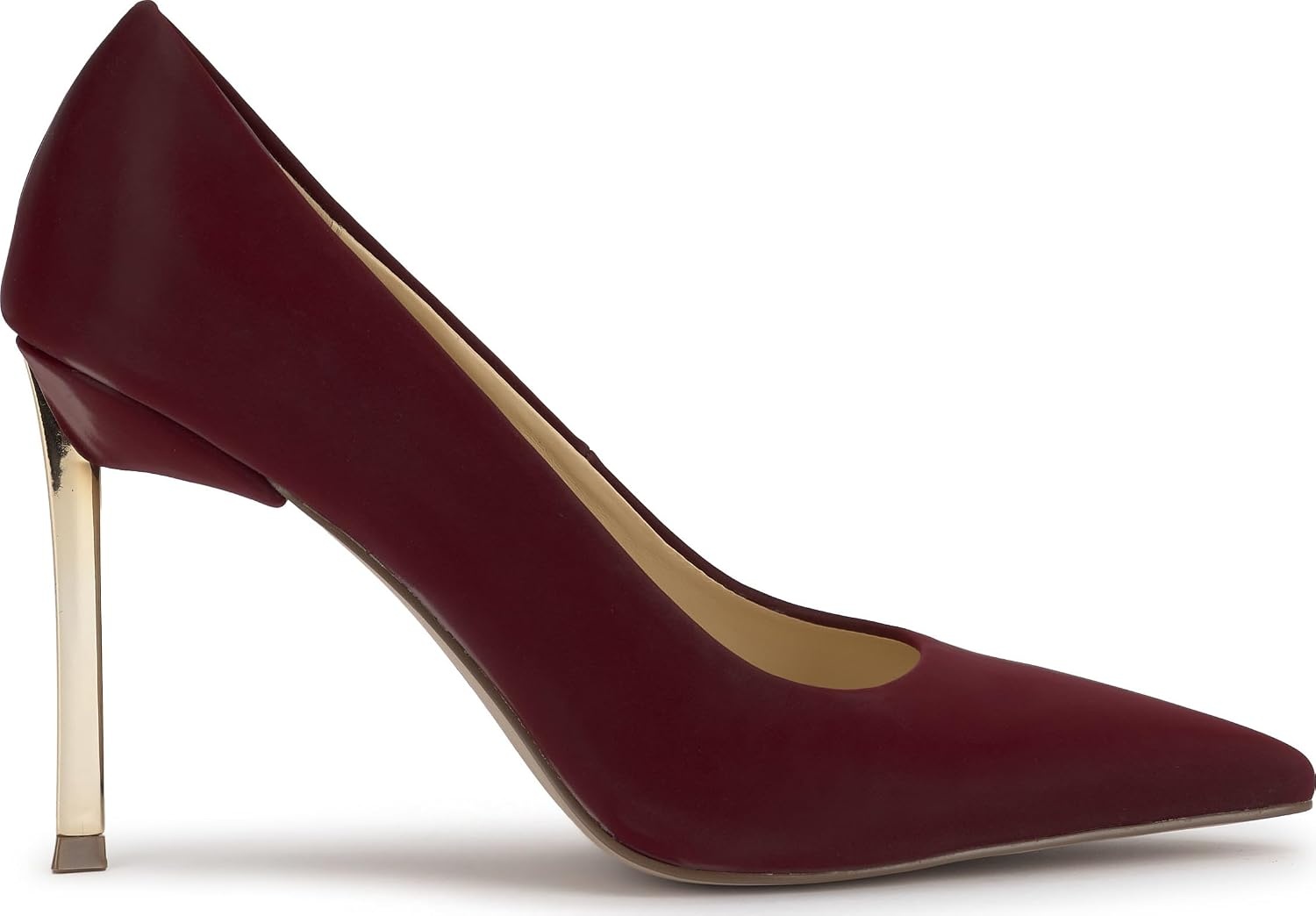 image:imageJessica Simpson Womens Kheloe Pointed Toe PumpDark Cherry Sateen