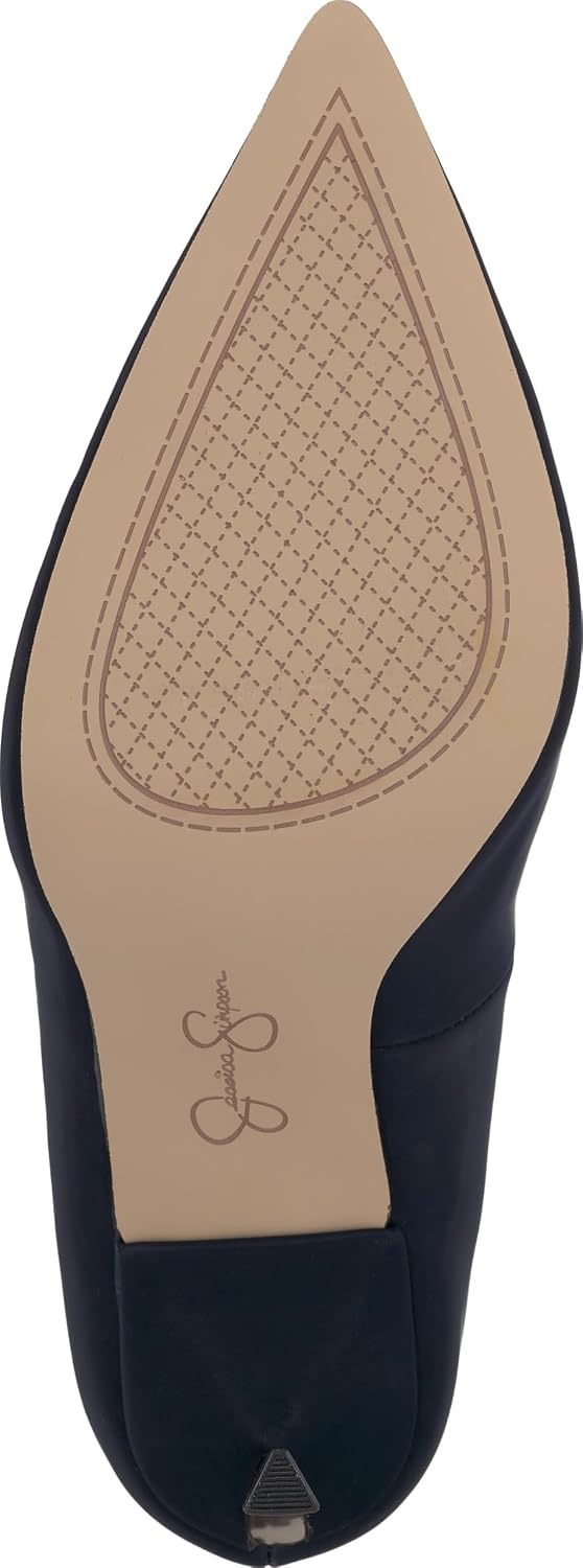 image:imageJessica Simpson Womens Kheloe Pointed Toe PumpDark Night Sateen
