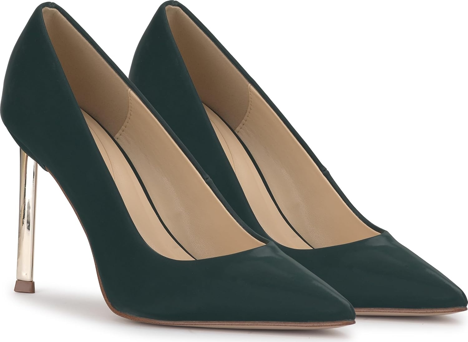 image:imageJessica Simpson Womens Kheloe Pointed Toe PumpGreen Sateen