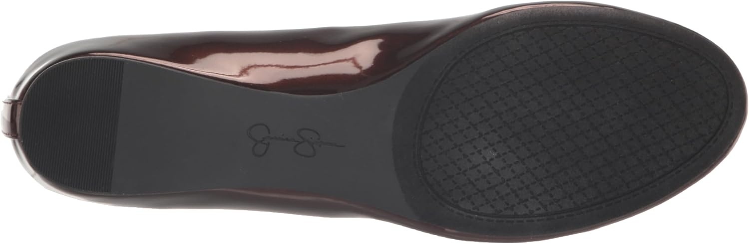image:imageJessica Simpson Womens Mandayss Cross Strap Ballet FlatDeep Brown