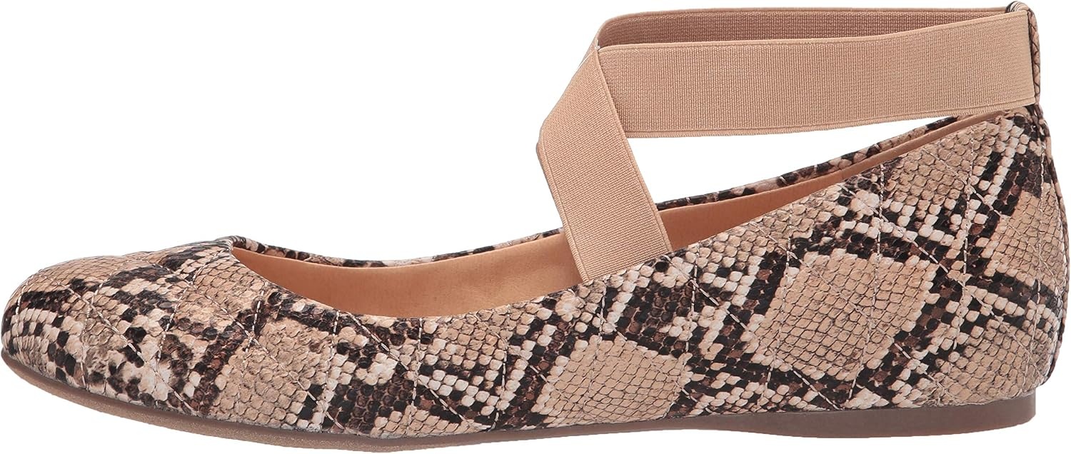 image:imageJessica Simpson Womens Mandayss Cross Strap Ballet FlatKhaki