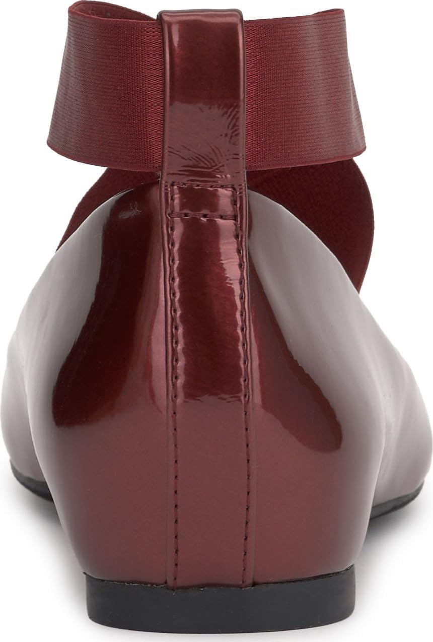 image:imageJessica Simpson Womens Mandayss Cross Strap Ballet FlatOxblood