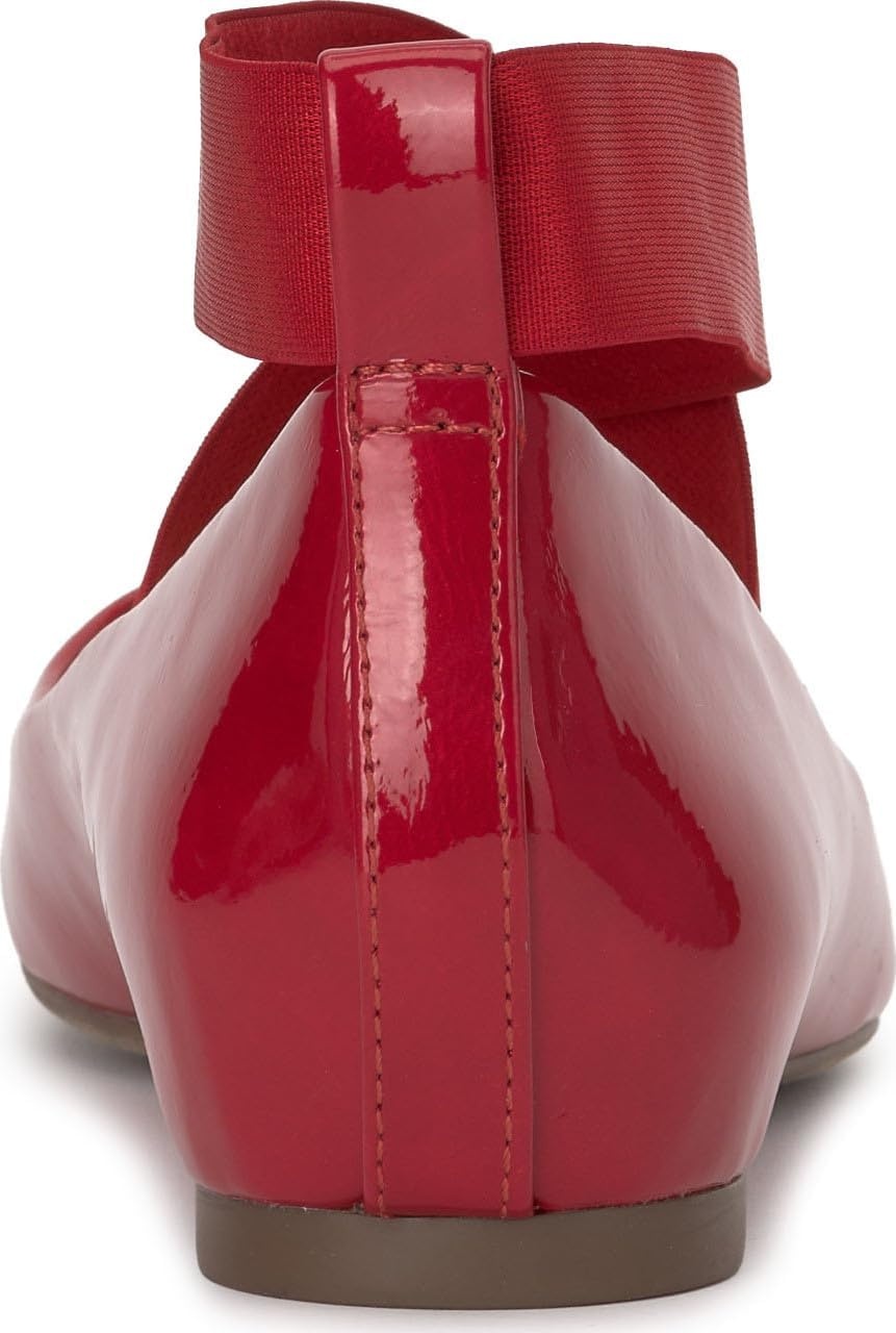 image:imageJessica Simpson Womens Mandayss Cross Strap Ballet FlatRed Muse