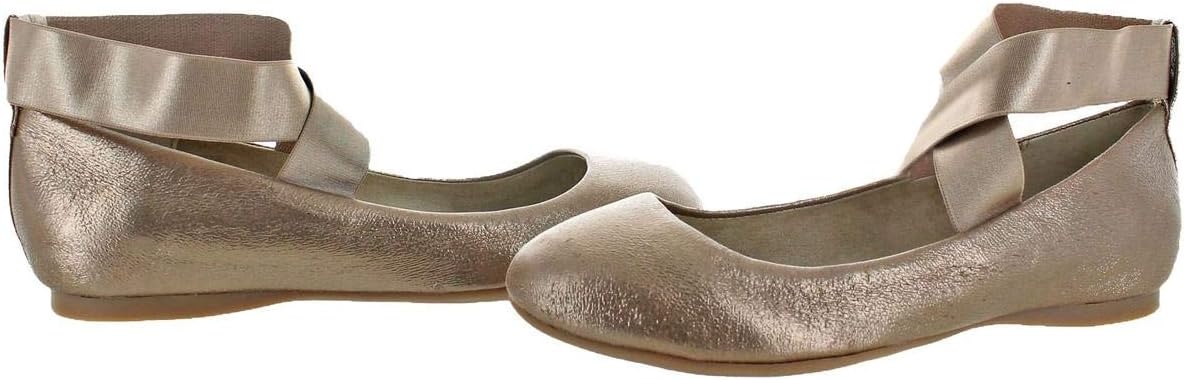 image:imageJessica Simpson Womens Mandayss Cross Strap Ballet FlatSandbarGold