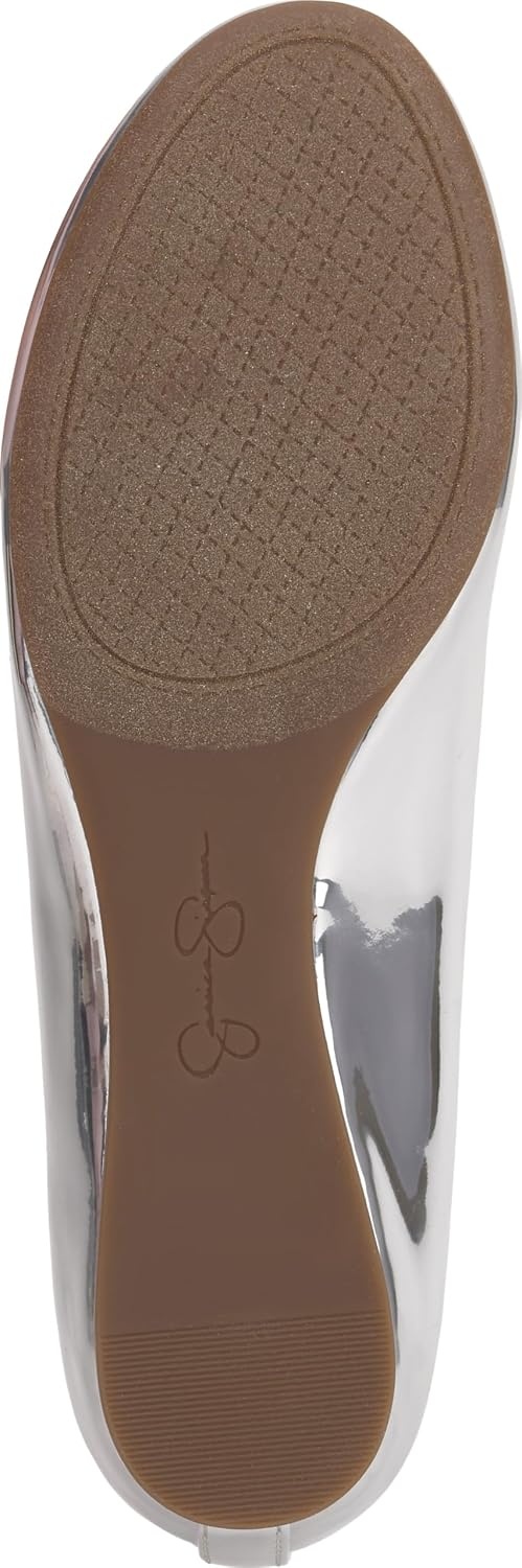 image:imageJessica Simpson Womens Mandayss Cross Strap Ballet FlatSilver