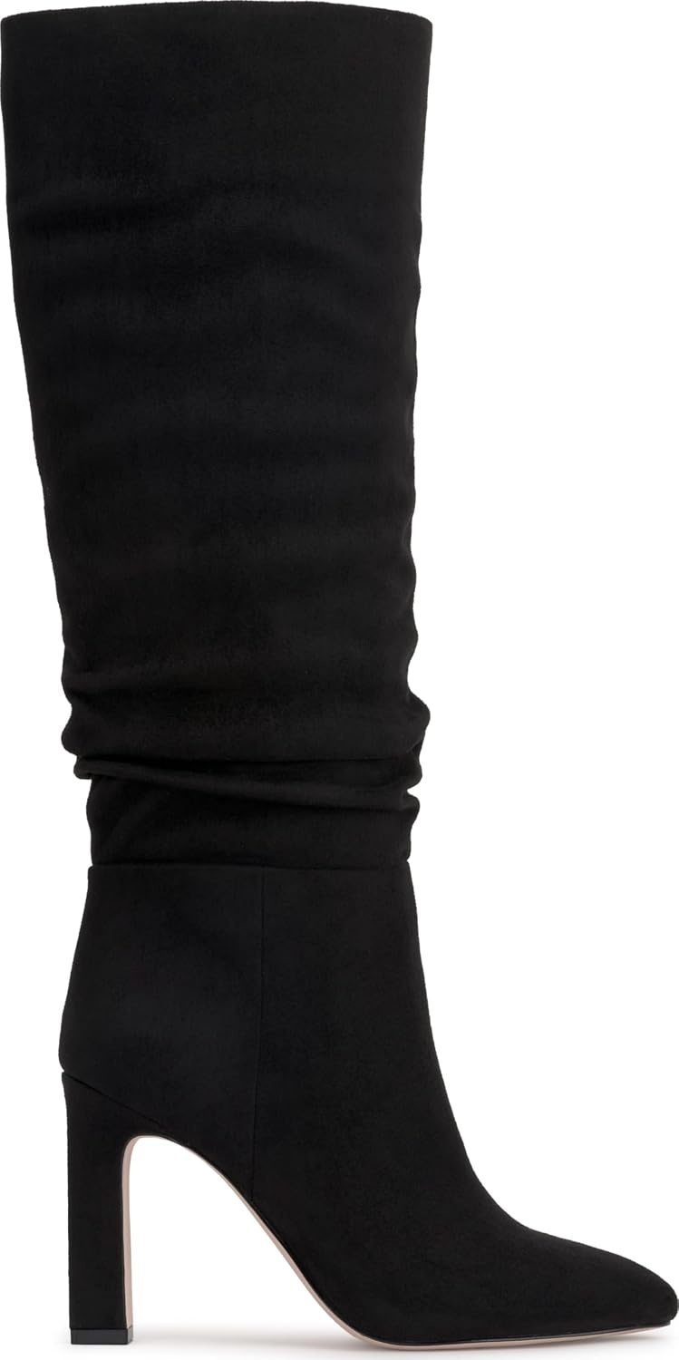 image:imageJessica Simpson Womens Minerva Knee High Slouch Boot Wide CalfBlack Microsuede Wide Calf