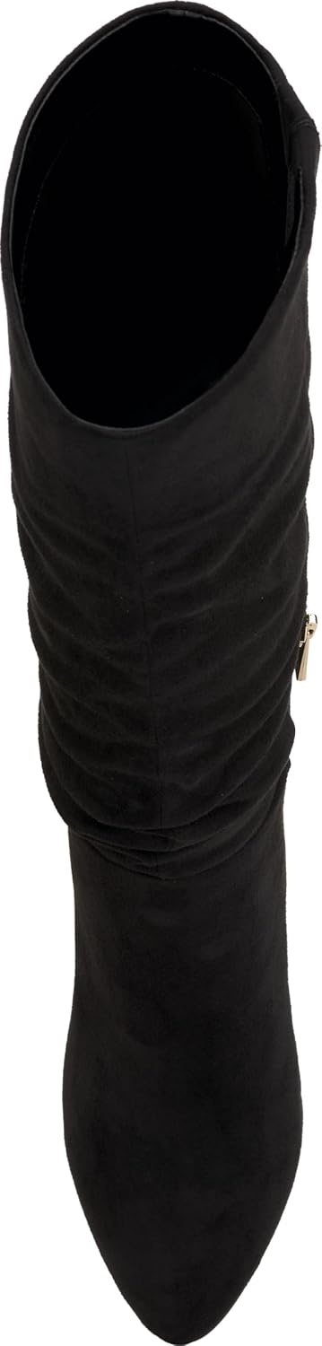 image:imageJessica Simpson Womens Minerva Knee High Slouch Boot Wide CalfBlack Microsuede Wide Calf