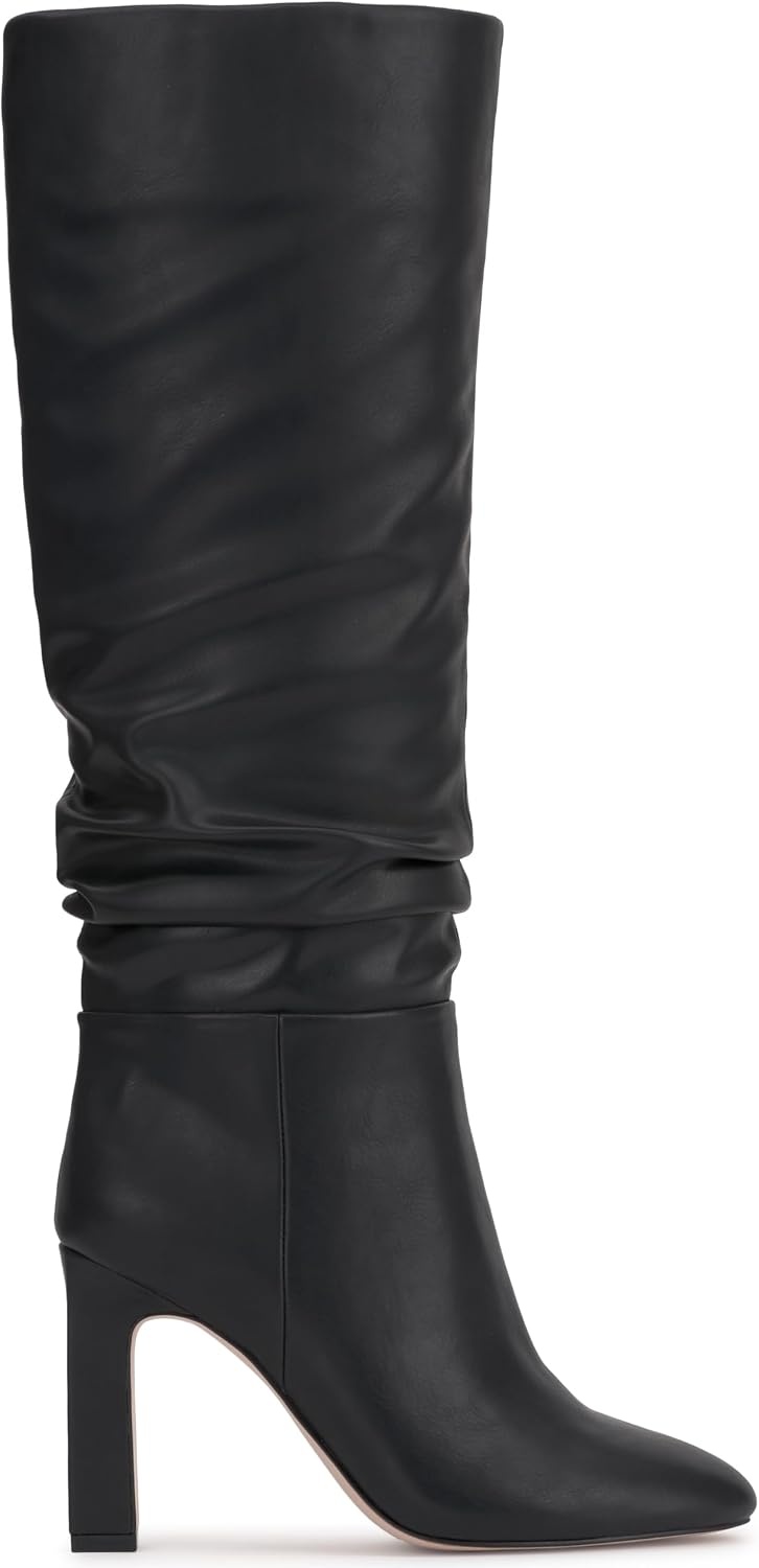 image:imageJessica Simpson Womens Minerva Knee High Slouch Boot Wide CalfBlack Wide Calf Faux Leather
