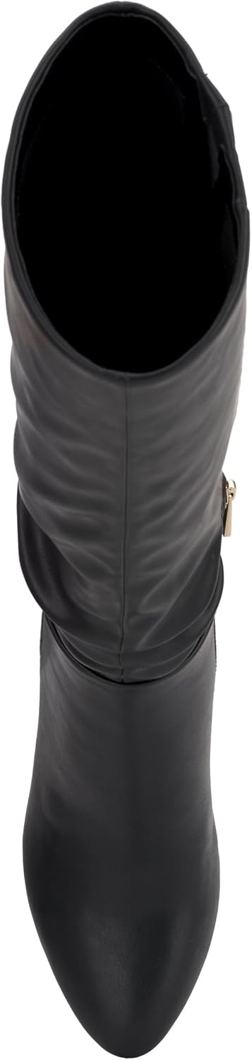 image:imageJessica Simpson Womens Minerva Knee High Slouch Boot Wide CalfBlack Wide Calf Faux Leather