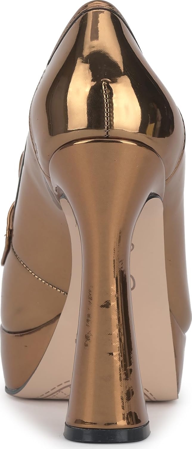 image:imageJessica Simpson Womens Nanelie Platform LoaferBronze Mirror Metallic