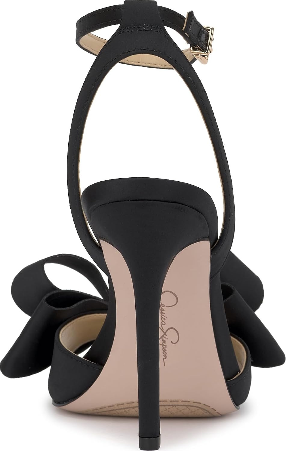 image:imageJessica Simpson Womens Olivine Bow Heeled SandalBlack