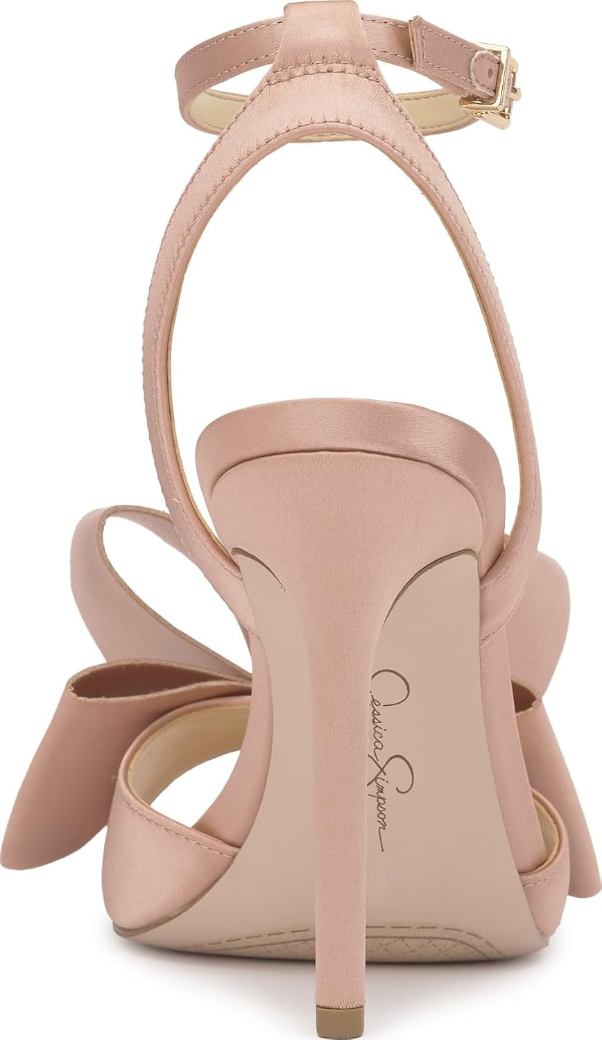 image:imageJessica Simpson Womens Olivine Bow Heeled SandalBlush