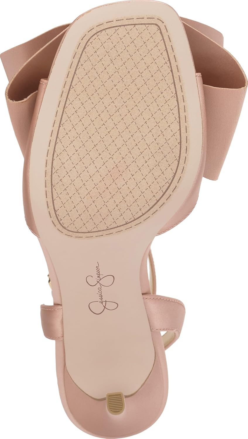 image:imageJessica Simpson Womens Olivine Bow Heeled SandalBlush