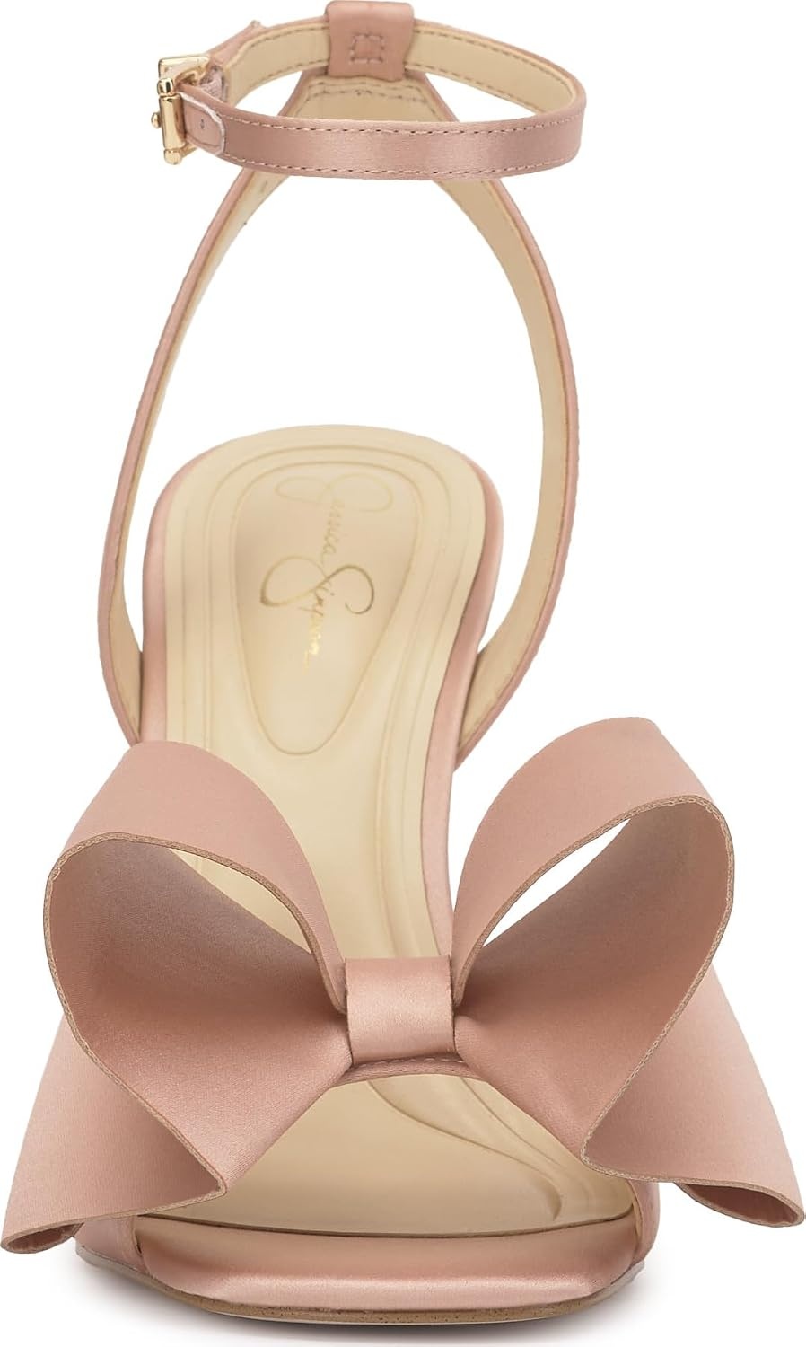 image:imageJessica Simpson Womens Olivine Bow Heeled SandalBlush