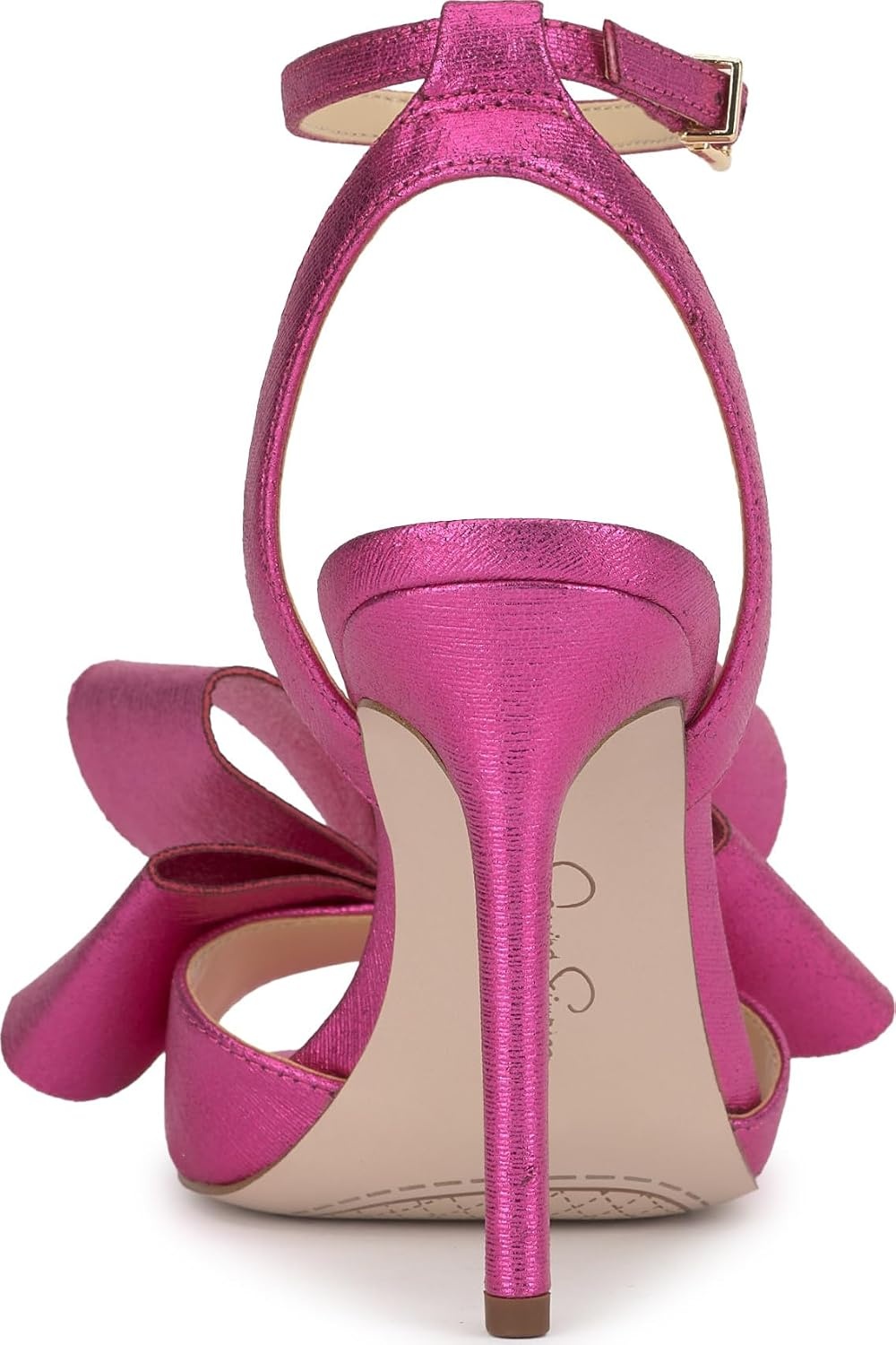 image:imageJessica Simpson Womens Olivine Bow Heeled SandalBright Fuchsia