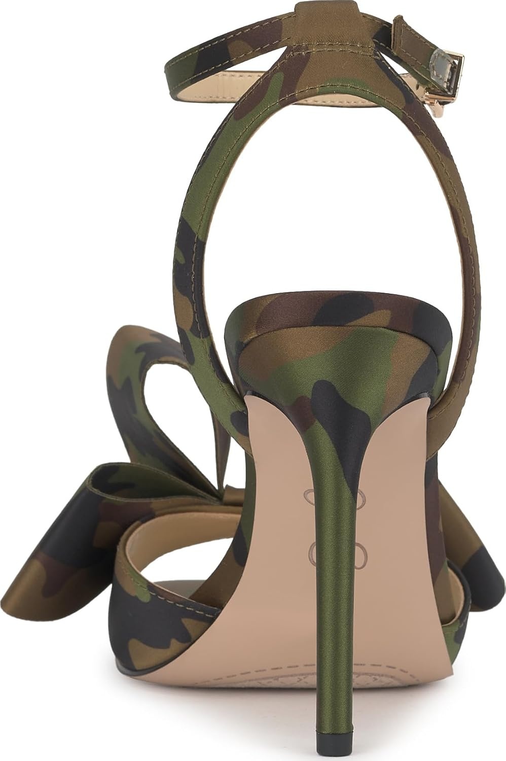 image:imageJessica Simpson Womens Olivine Bow Heeled SandalForest Camo Satin