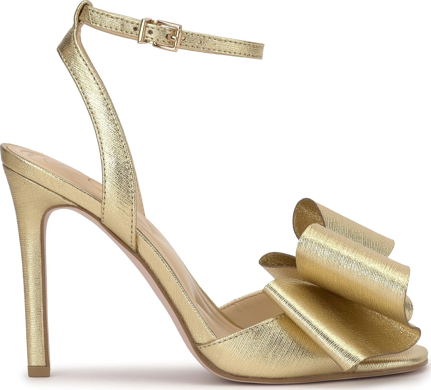 image:imageJessica Simpson Womens Olivine Bow Heeled SandalGold