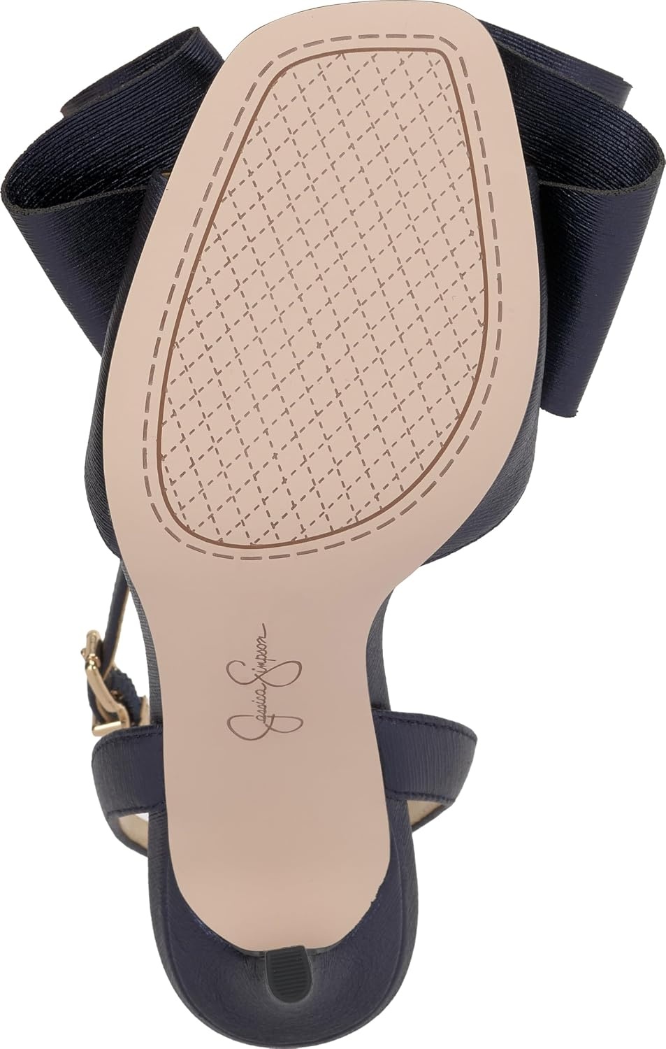 image:imageJessica Simpson Womens Olivine Bow Heeled SandalIndigo
