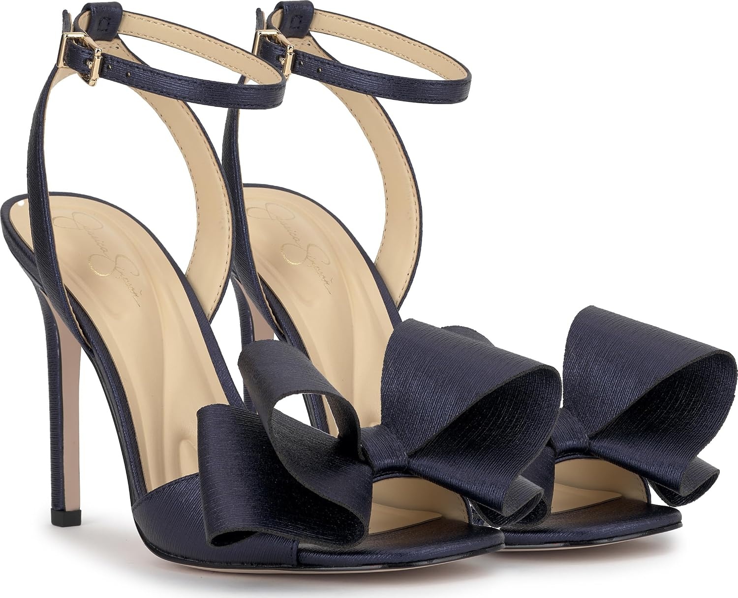 image:imageJessica Simpson Womens Olivine Bow Heeled SandalIndigo