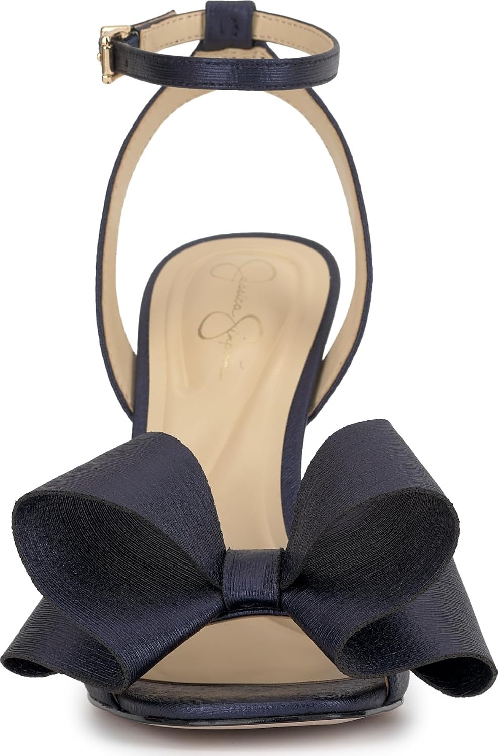 image:imageJessica Simpson Womens Olivine Bow Heeled SandalIndigo
