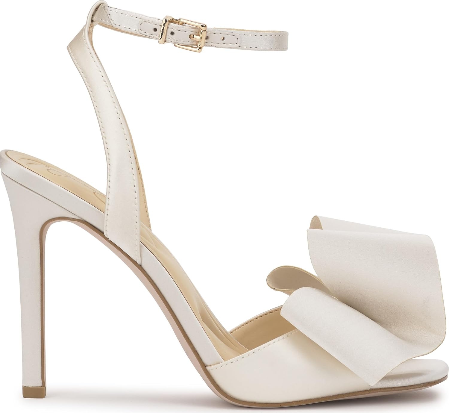 image:imageJessica Simpson Womens Olivine Bow Heeled SandalOffwhite