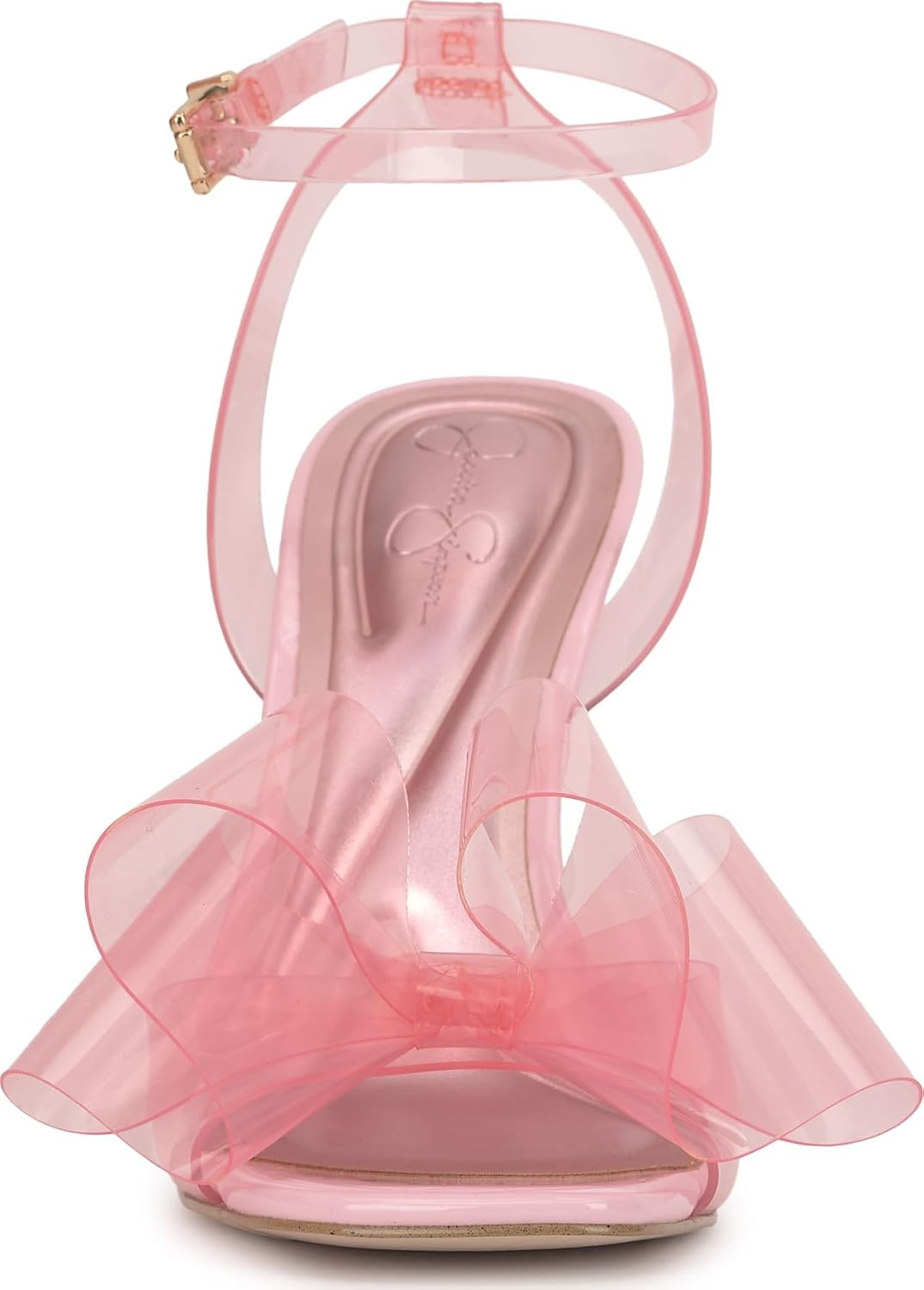 image:imageJessica Simpson Womens Olivine Bow Heeled SandalPink Sugar