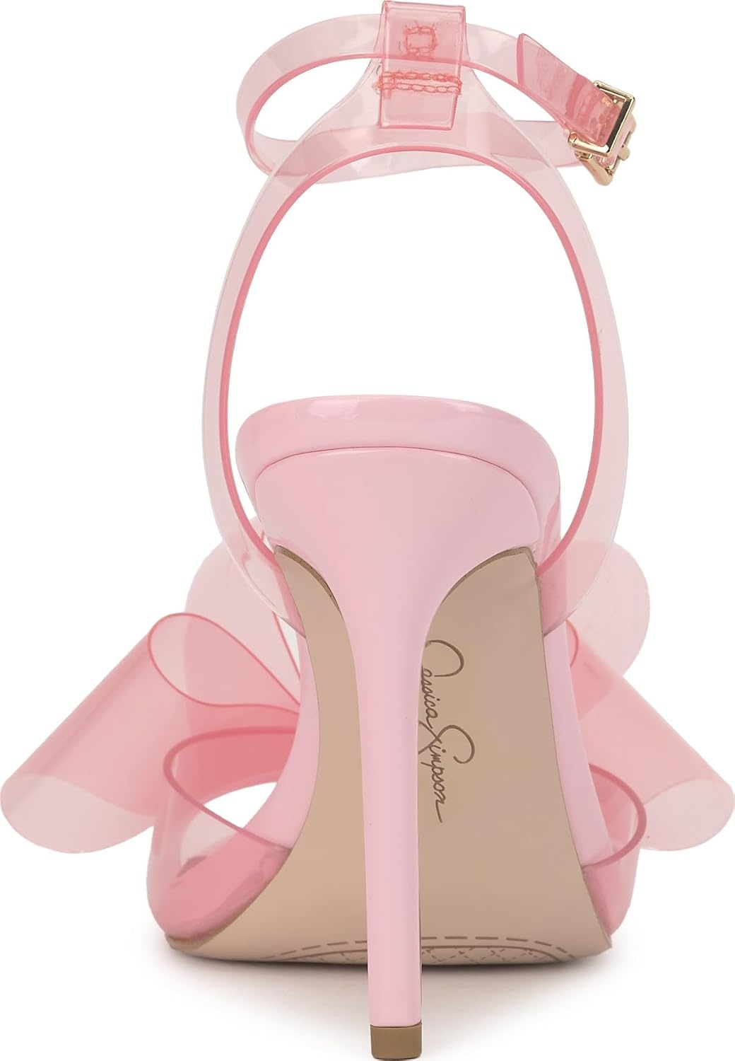 image:imageJessica Simpson Womens Olivine Bow Heeled SandalPink Sugar