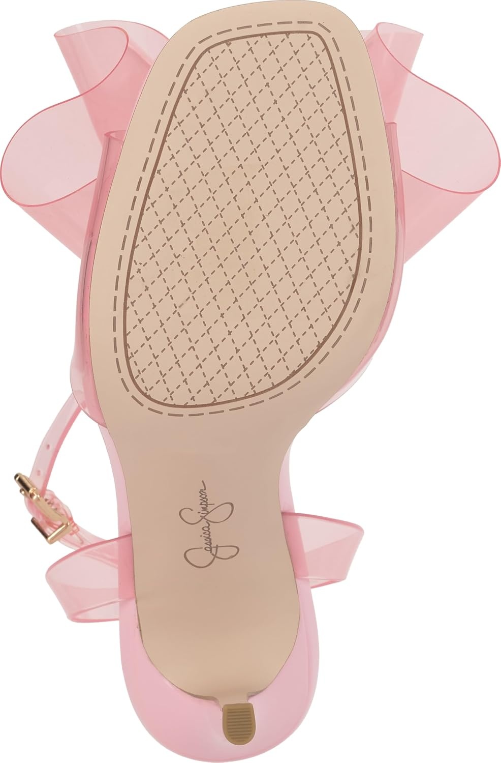 image:imageJessica Simpson Womens Olivine Bow Heeled SandalPink Sugar