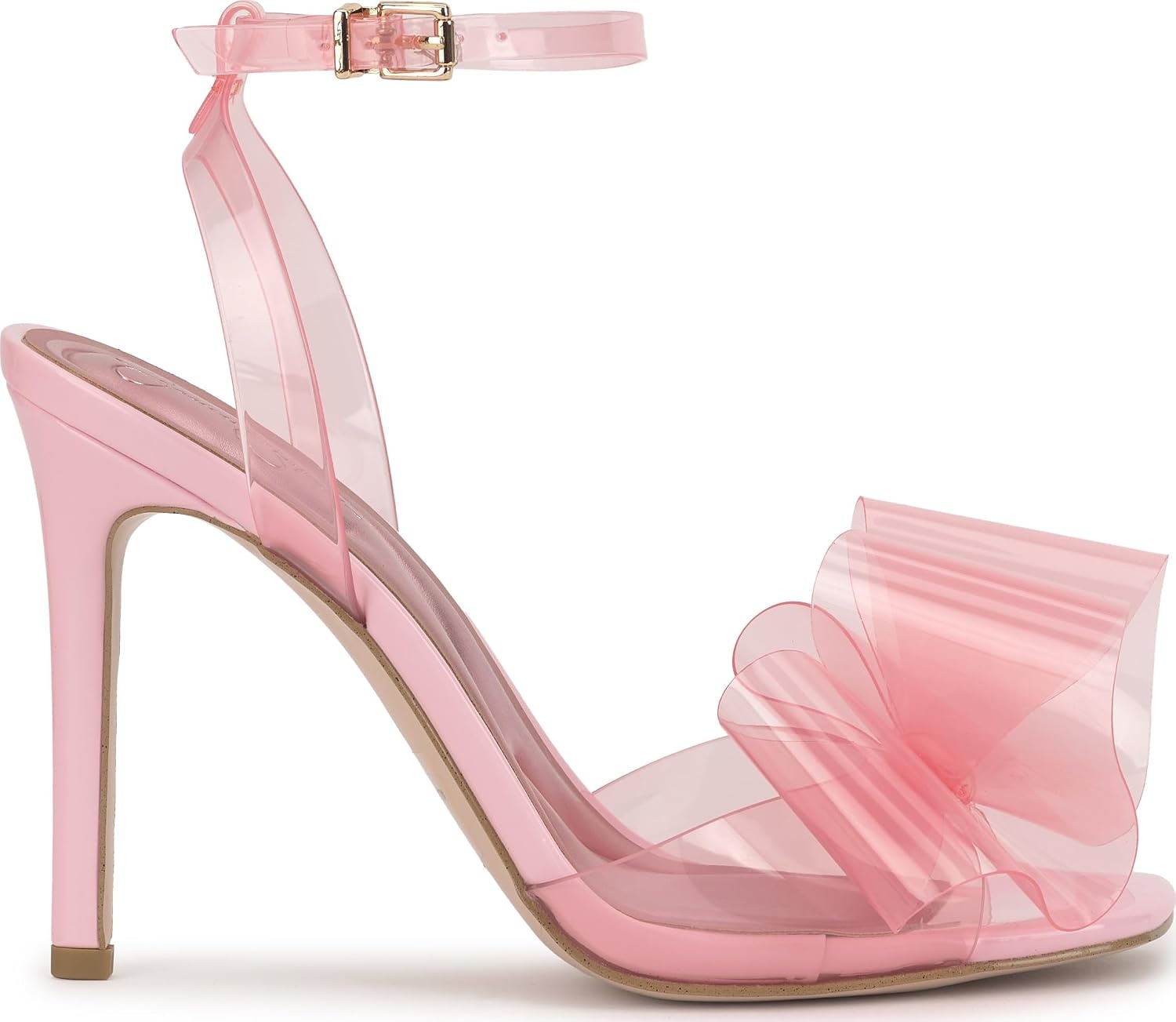 image:imageJessica Simpson Womens Olivine Bow Heeled SandalPink Sugar