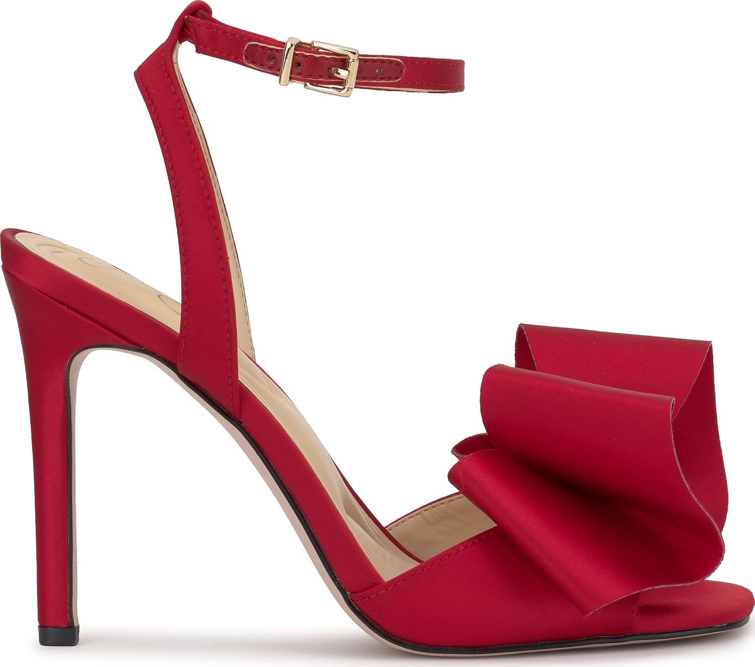 image:imageJessica Simpson Womens Olivine Bow Heeled SandalRed Muse