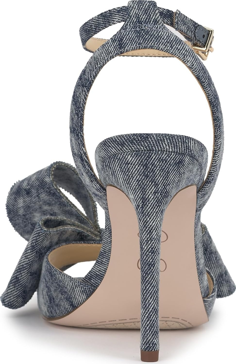 image:imageJessica Simpson Womens Olivine Bow Heeled SandalShadow Blue