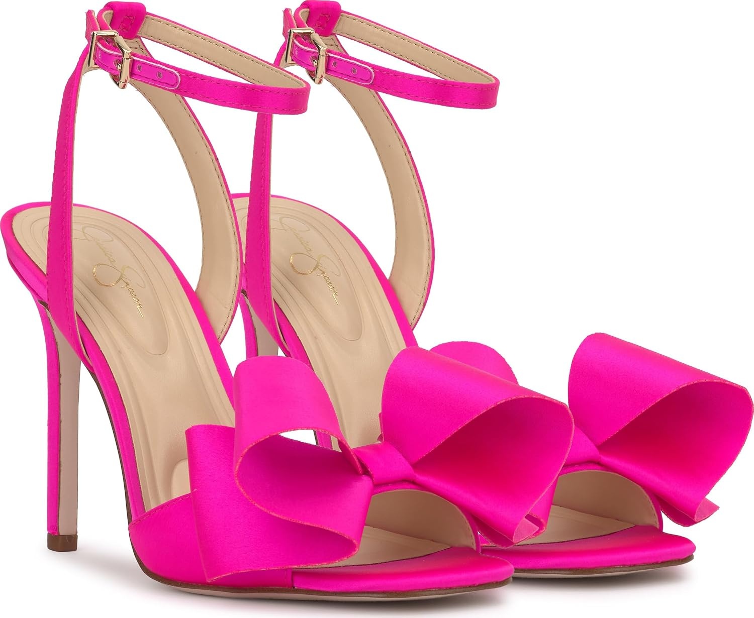 image:imageJessica Simpson Womens Olivine Bow Heeled SandalValley Pink
