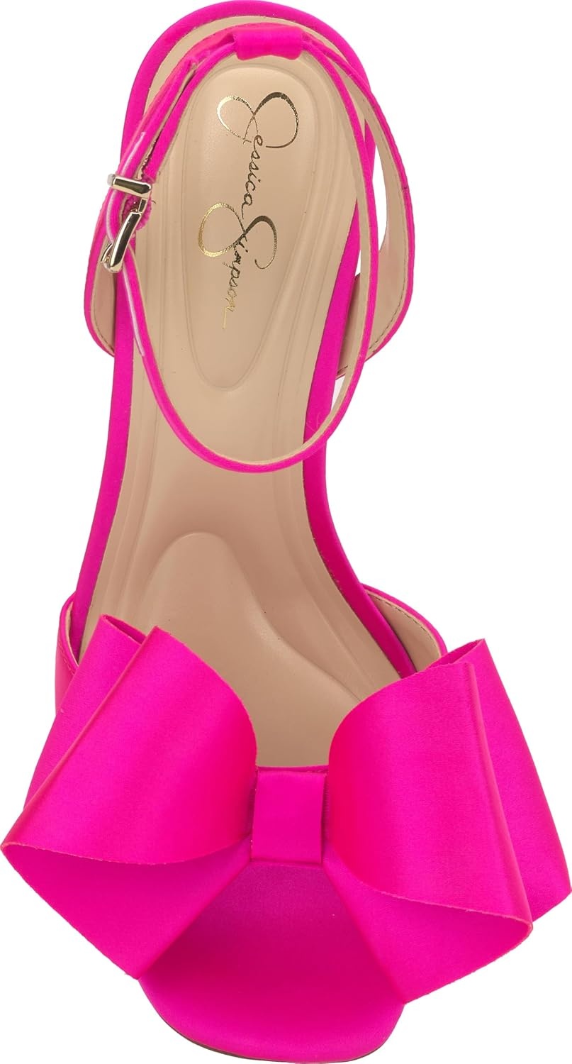 image:imageJessica Simpson Womens Olivine Bow Heeled SandalValley Pink