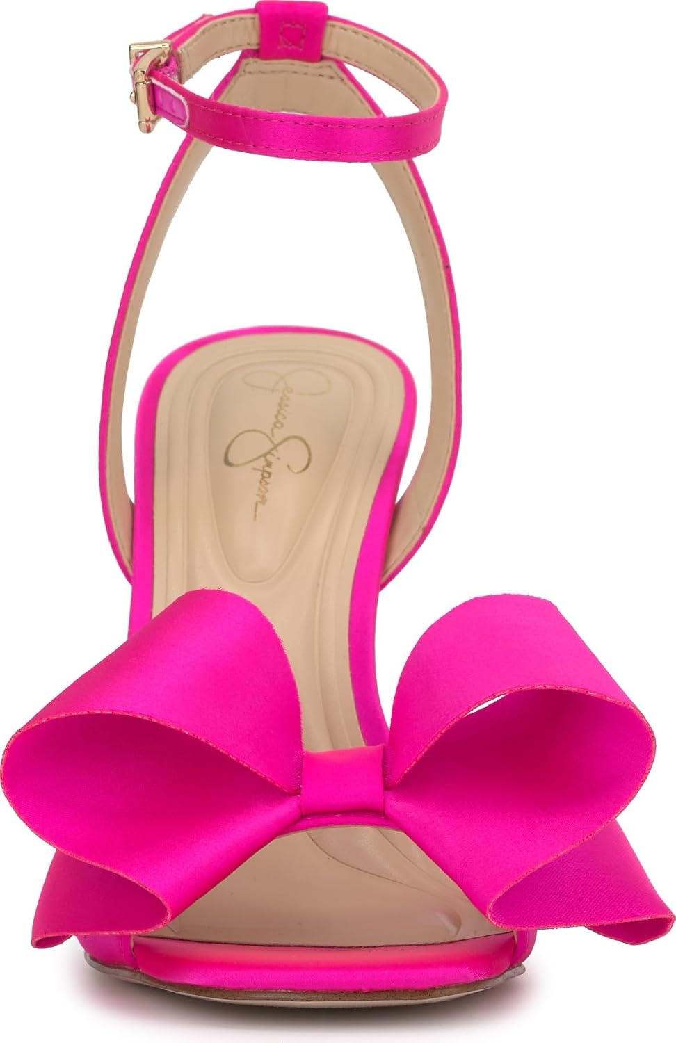 image:imageJessica Simpson Womens Olivine Bow Heeled SandalValley Pink