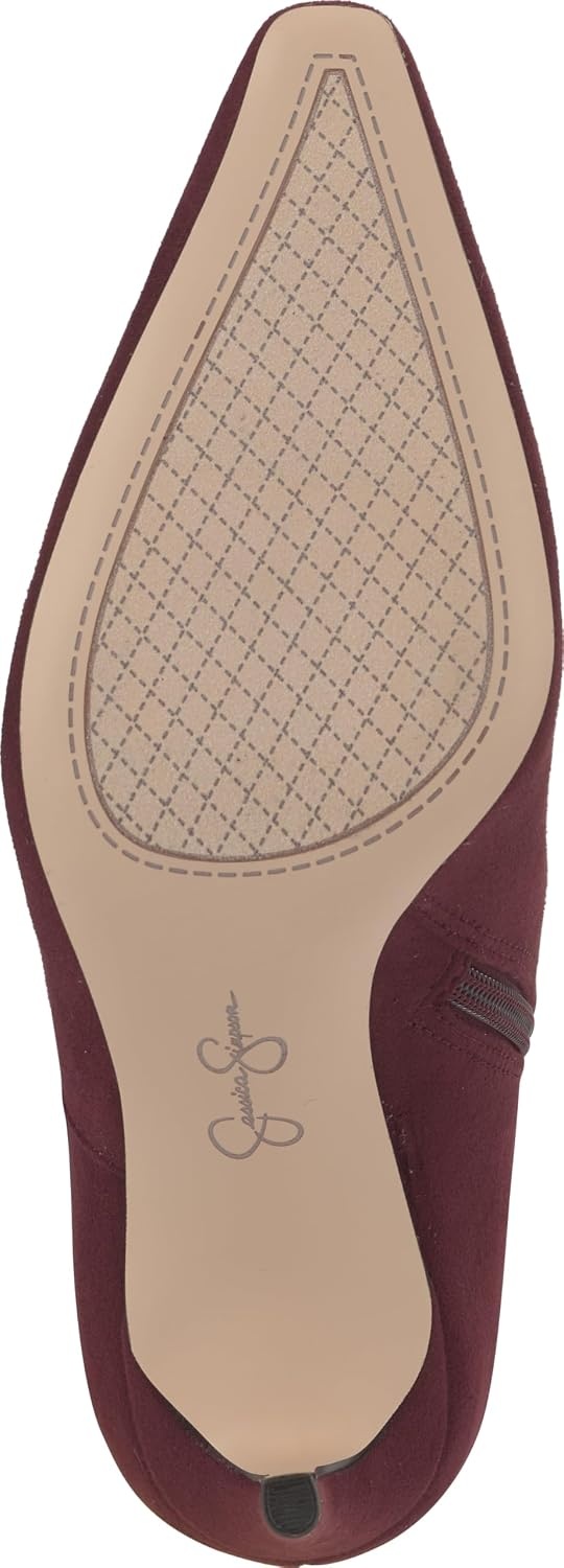 image:imageJessica Simpson Womens Olyra Over The Knee Slouch BootCherry Mahogany Stretch Microsuede