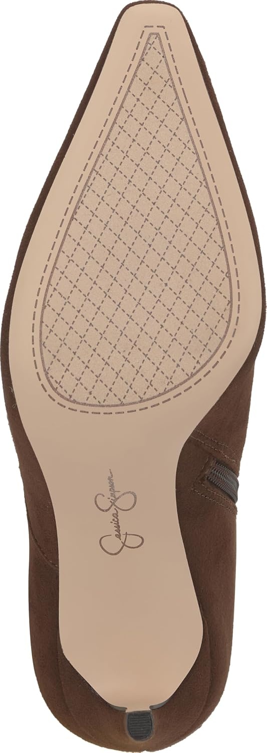 image:imageJessica Simpson Womens Olyra Over The Knee Slouch BootWalnut Stretch Microsuede