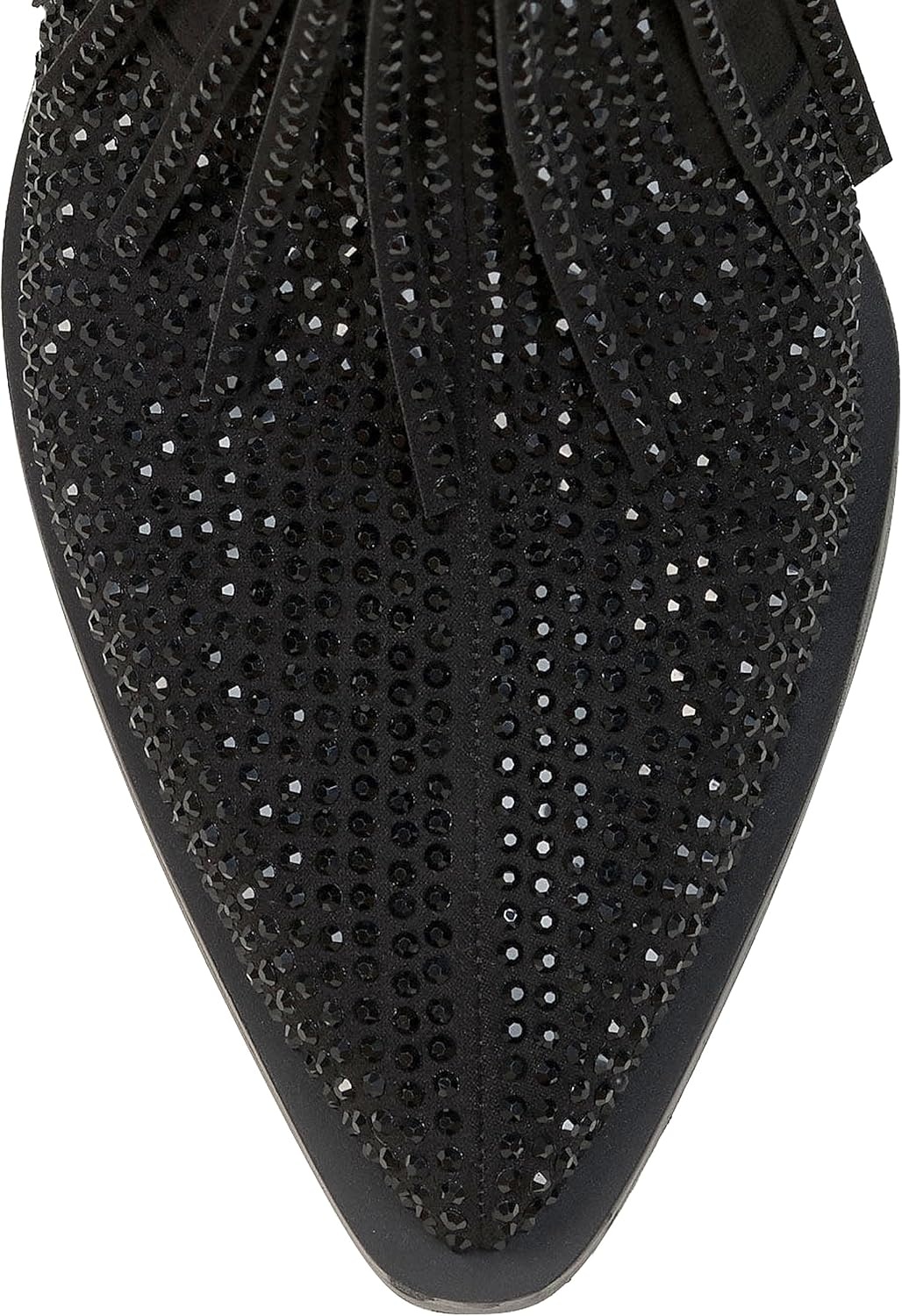 image:imageJessica Simpson Womens Paredisa Embellished Fringe Western BootieBlack
