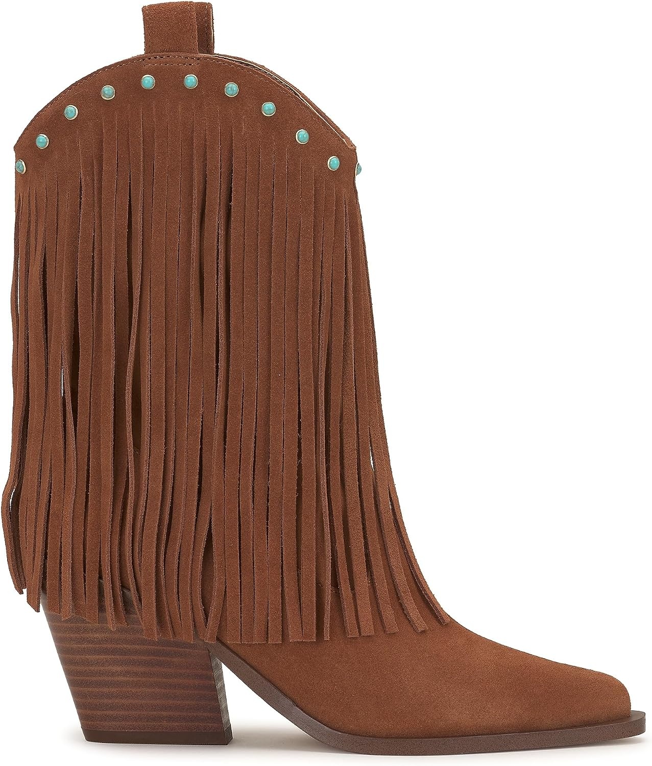 image:imageJessica Simpson Womens Paredisa Embellished Fringe Western BootieCaramel