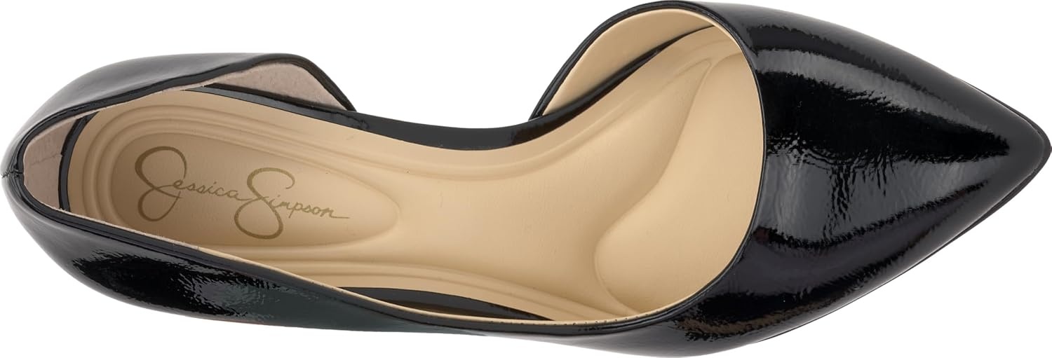 image:imageJessica Simpson Womens Prizma DOrsay PumpBlack Patent Pu